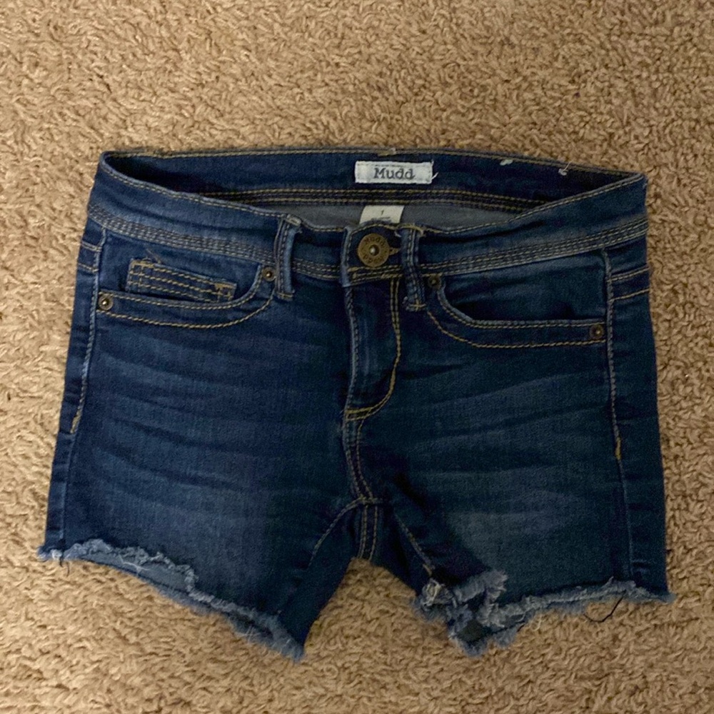 Mudd jean shorts with stretch
